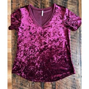 Womens Burgundy/Maroon/Deep Red Top by Z Supply Size Medium